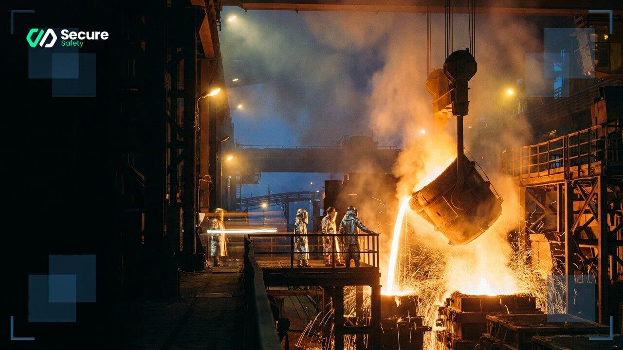 Metal Fundido e Margens de Erro: IA de Segurança em Siderurgia e Metais Pesados