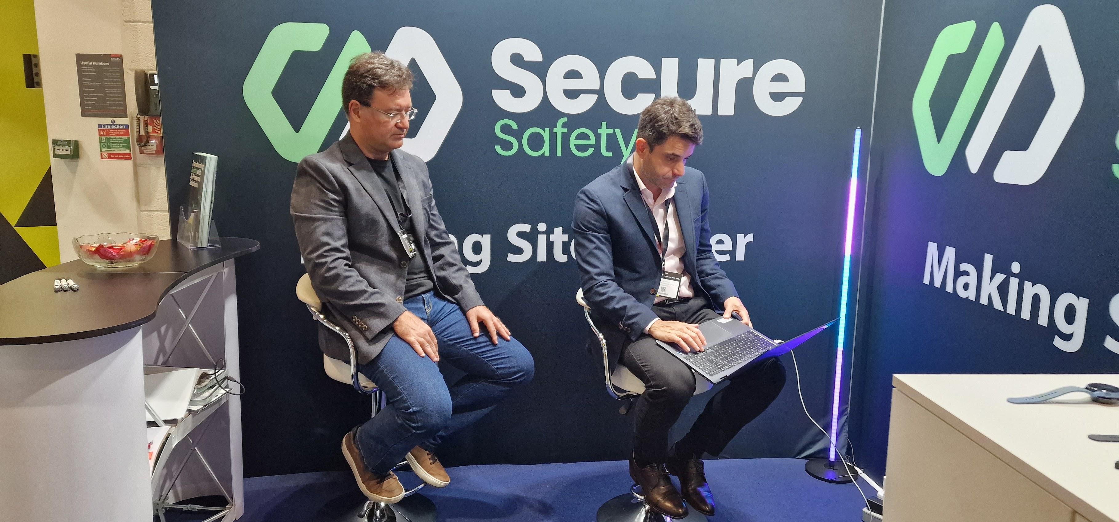 SecureSafety team at their exhibition stand