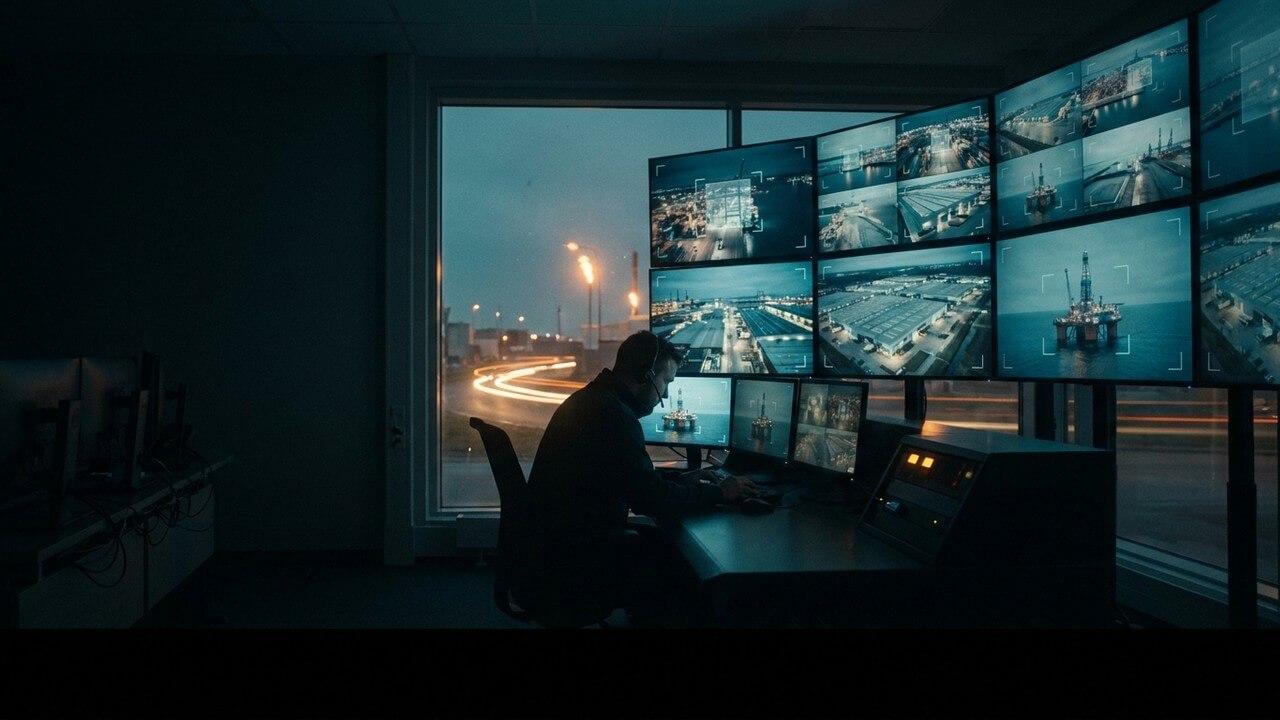 Industrial safety monitoring facility