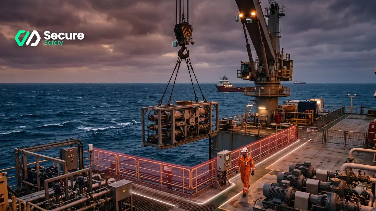 AI CCTV safety monitoring for Petróleo, Gás e Offshore