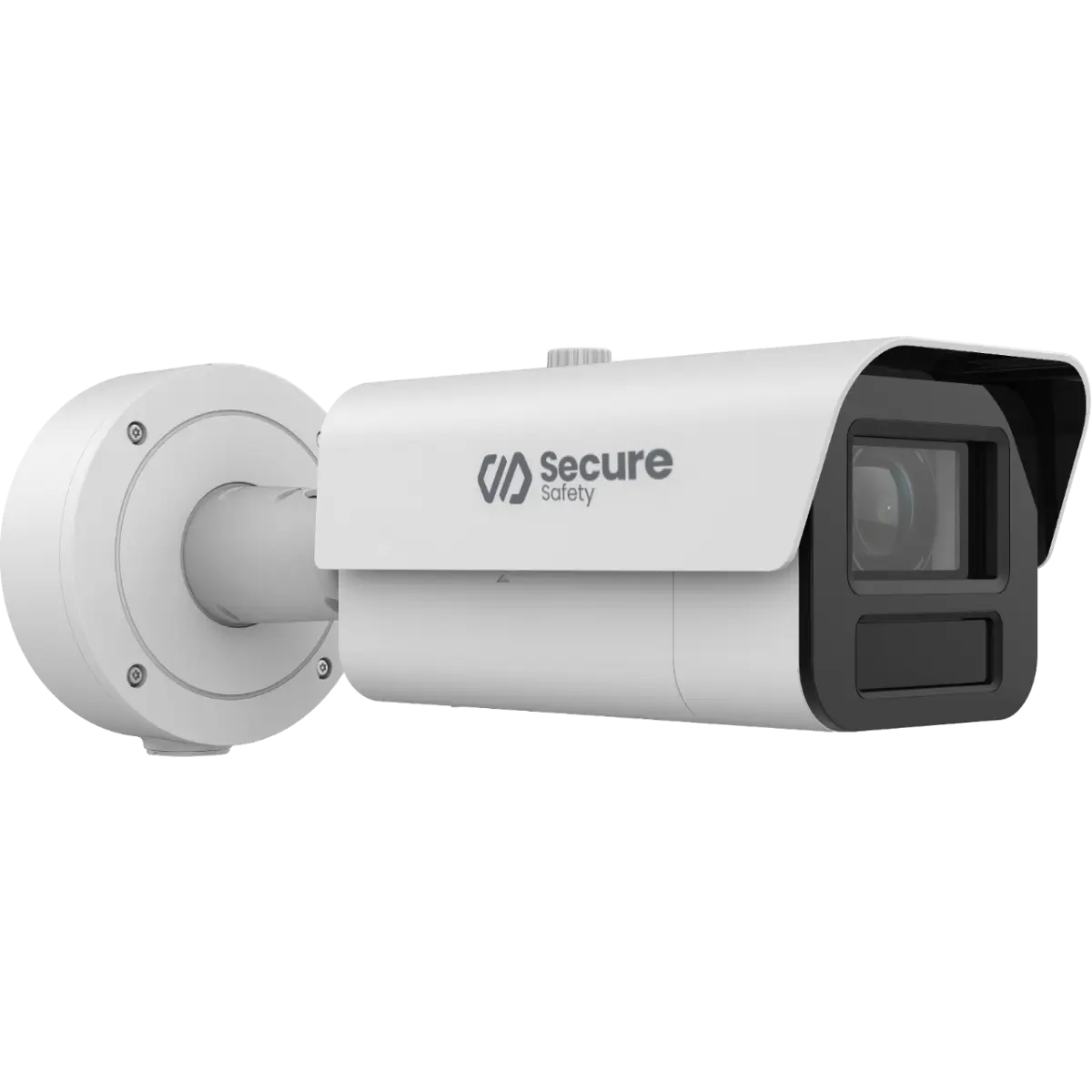 Industrial IP camera with protective housing rated for outdoor UK winter conditions including rain, frost and temperature cycling